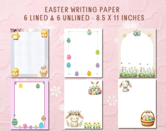 Easter Stationery: Lined & Unlined Writing Paper (PDF)