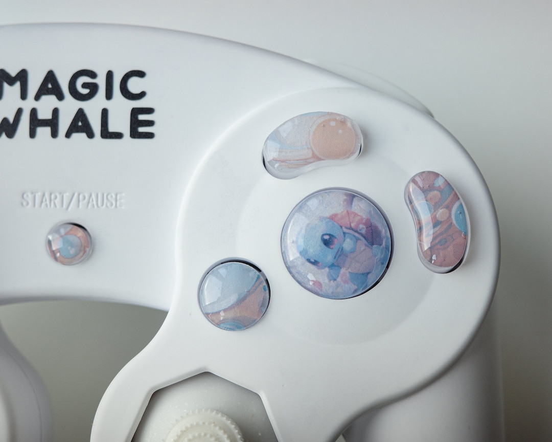 Gamecube Button Set ABXYSD Artisan Handmade Buttons - Etsy