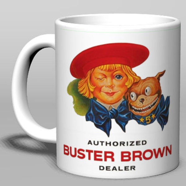 Vintage Buster Brown Ceramic Mug