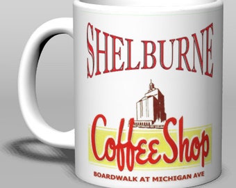 Vintage Shelburne Coffee Shop Atlantic City Mug