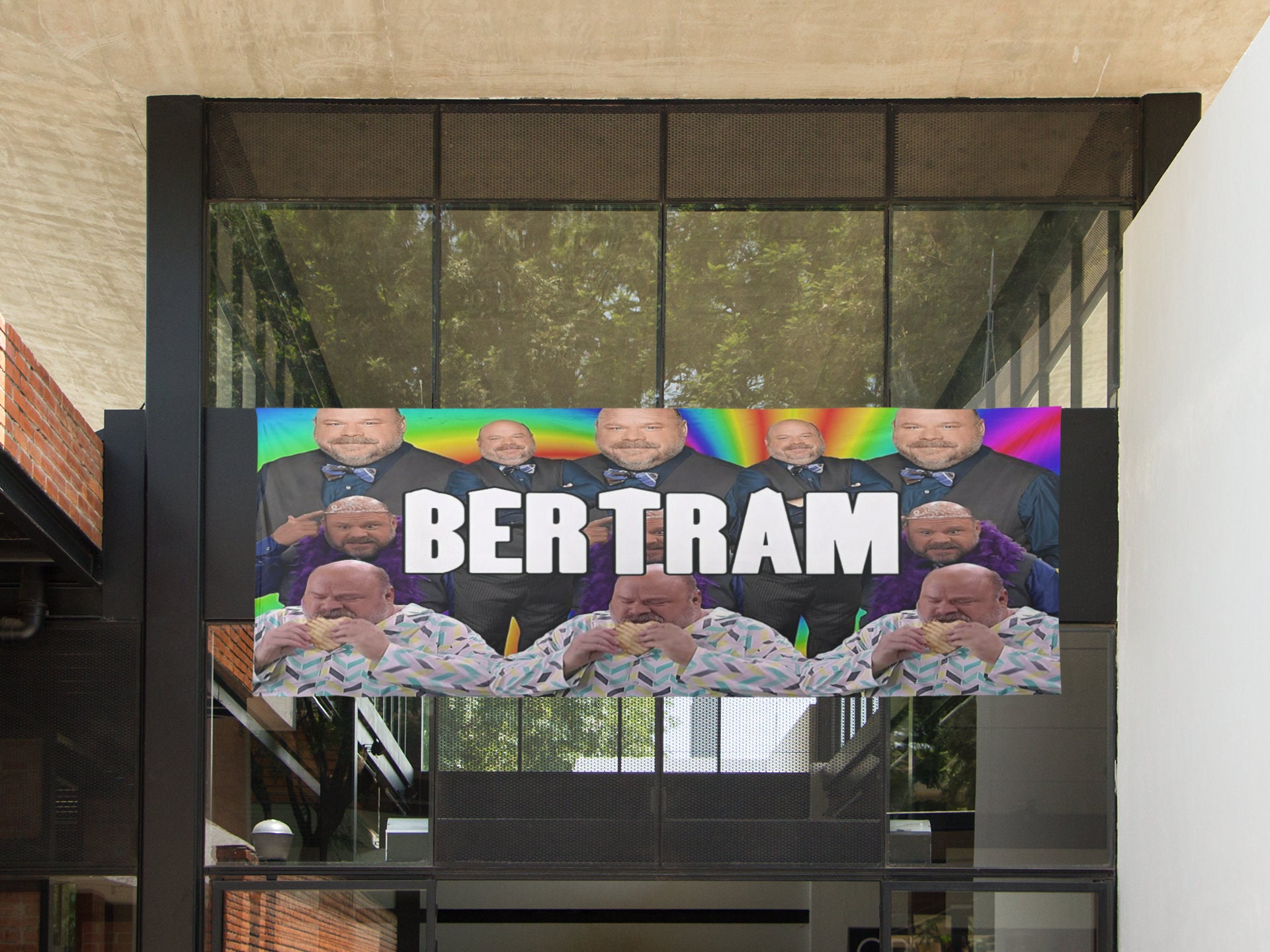 Bertram Flag Banner Tapestry Funny Flags for Room College Dorm Etsy