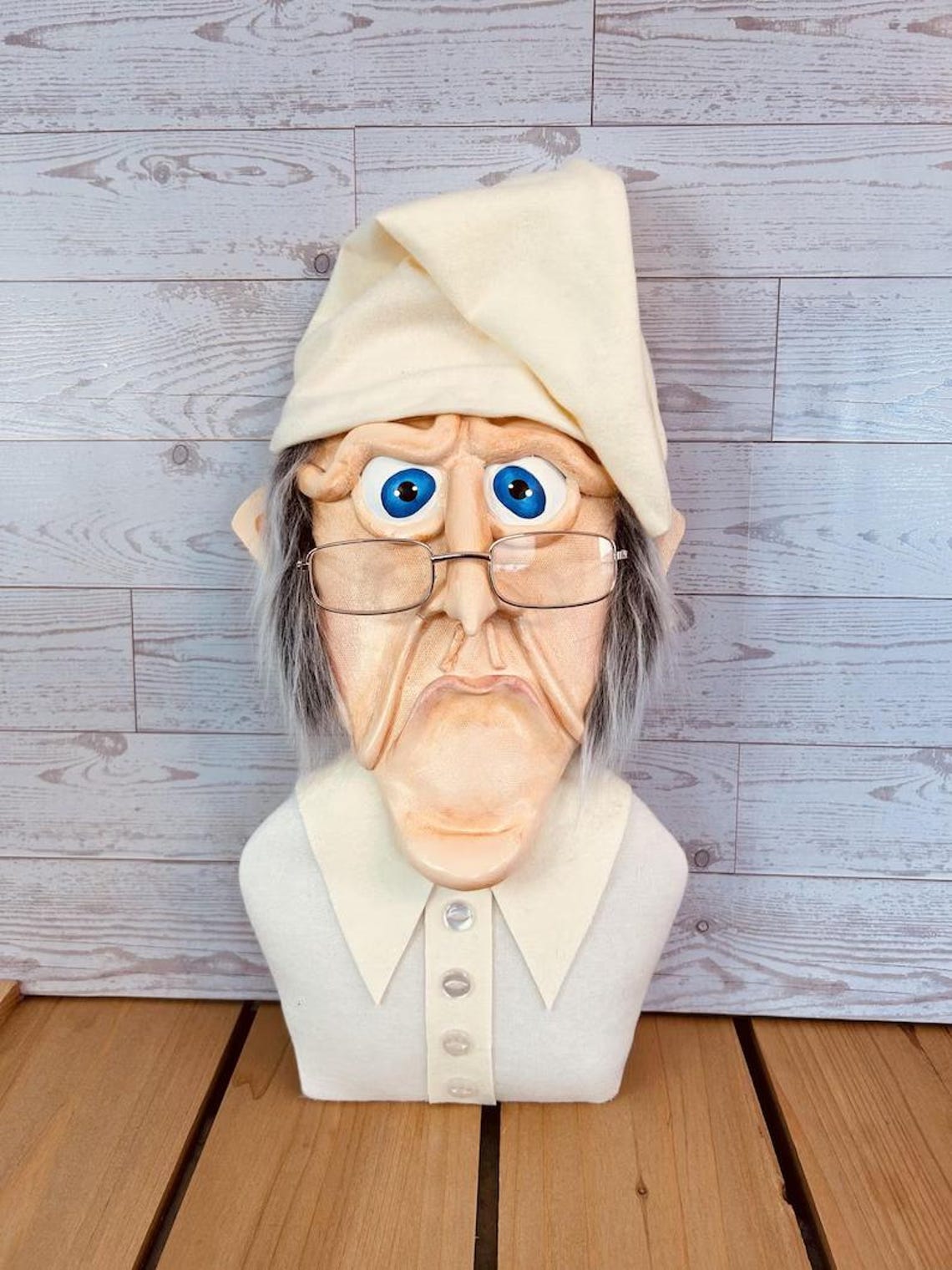 Ebenezer Scrooge Wreath Attachment: Grumpy Man Wreath Attachment ...