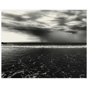 Kunstdruck | Cape Anne | Druck | Schwarz und Weiß | Landschaft | Wandkunst | Poster | Unwetter Warnung
