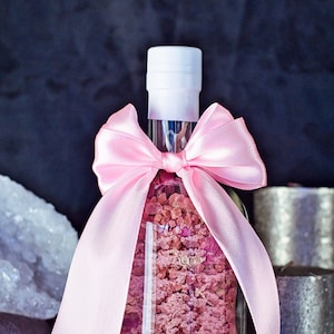 Premium Rosen-Badesalz-Mixtur mit Seidenprotein | 350 ml / 500 ml | Wellnessbad | Entspannungsbad | Home Spa | Aromatherapie | Fußbad