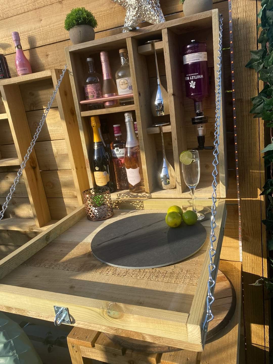 Midi Garden Wall Bar With 25ml Optic Etsy UK