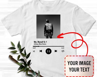Customizable Spotify Song Album Cover T-Shirt