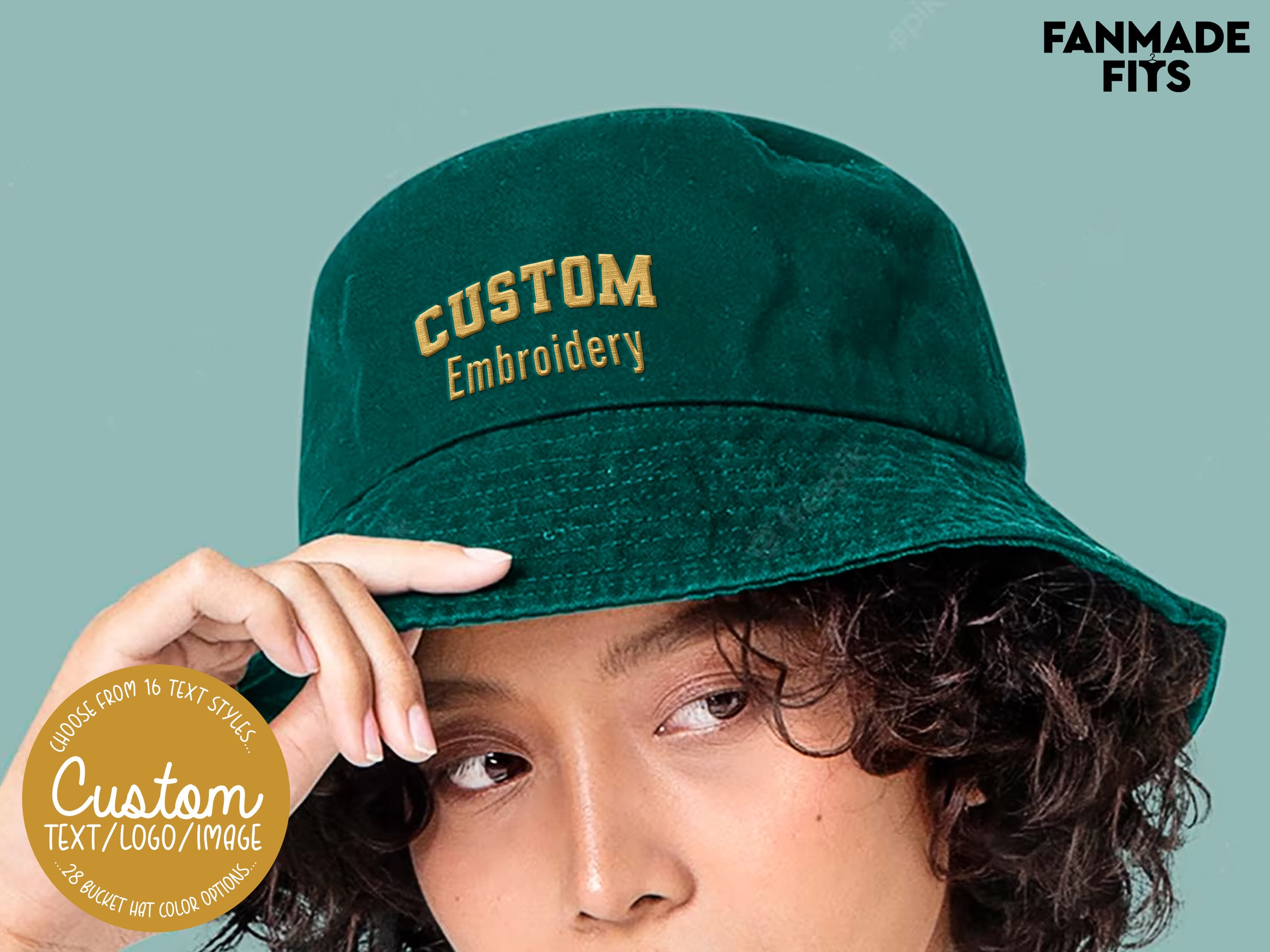 Custom Logo Bucket Hat 