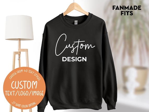 Custom Gildan Sweatshirt, Custom Sweater, Personalized Sweatshirt, Custom Unisex Sweatshirt, Custom Crewneck Sweater for Men or Women