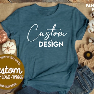Custom Gildan T-Shirt, Customizable T-Shirt, Custom Shirt, Personalized T-Shirt, Custom Unisex Shirts, Custom Design T-Shirts, Custom Tee