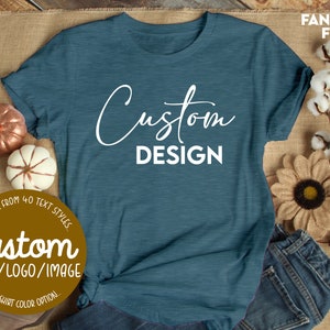 Custom Gildan T-Shirt, Customizable Shirt, Custom Tee, Personalized Unisex Shirt, Custom Shirt for Men or Women, Custom Design T Shirts