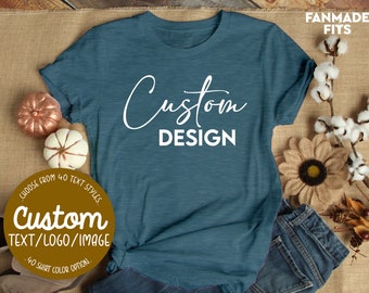 Custom Gildan T-Shirt, Customizable Shirt, Custom Tee, Personalized Unisex Shirt, Custom Shirt for Men or Women, Custom Design T Shirts