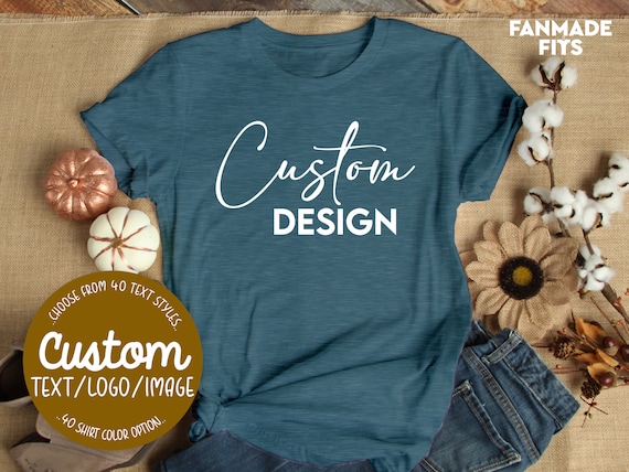 Custom Gildan T-Shirt, Customizable Shirt, Custom Tee, Personalized Unisex Shirt, Custom Shirt for Men or Women, Custom Design T Shirts