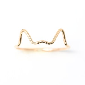 Silhouette Cat Ears Ring for the Cat Lover - Jewelry
