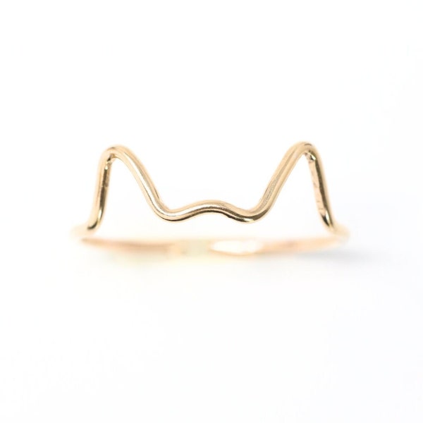 Silhouette Cat Ears Ring for the Cat Lover - Jewelry