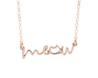 The Meow Cat Necklace for the Cat Lover - Jewelry