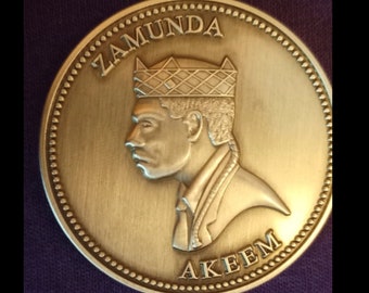 Moneta commemorativa Zamunda Coming to America Moneta da sfida Principe Akeem Axel F Eddie Murphy