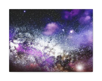 Outer Space Digital Wall Art | AI Generated Canvas Wall Art
