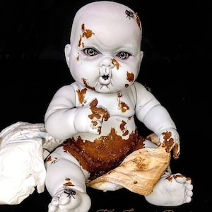 diy zombie baby doll