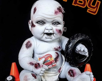 Baby Zombie Doll Halloween Creepy Doll DIY Scary Zombie Baby Dolls