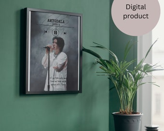 Suga BTS Poster, , Digital Download, Aesthetic Room Decor, BTS Wall Art, Room Decor, Bts Print, BTS Photocards, Bts Merch