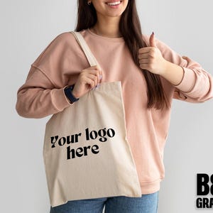 Custom Tote Bags With Your Logo, wholesale Custom Promotional Bags, Photo or Text Print, Bulk Personalized Bag, 14x16 in, Multi Color Print