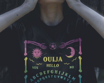 Ouija Board t shirt * Gothic t shirt* Witchy shirt * Psychic T shirt* Unisex Softstyle T-Shirt* Wiccan shirt* Paranormal gift