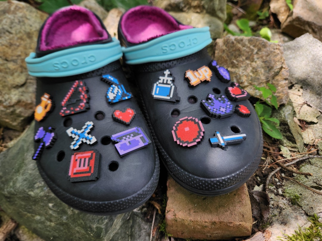 3d Print Crocs Jibbitz Nike NEW Shiny Yellow Spikes For Crocs, 3D