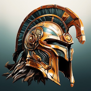 Roman Helmet Cartoon zdjęcie 1