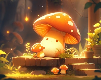 animated mushroom