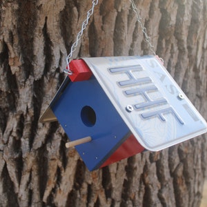 License Plate Birdhouse