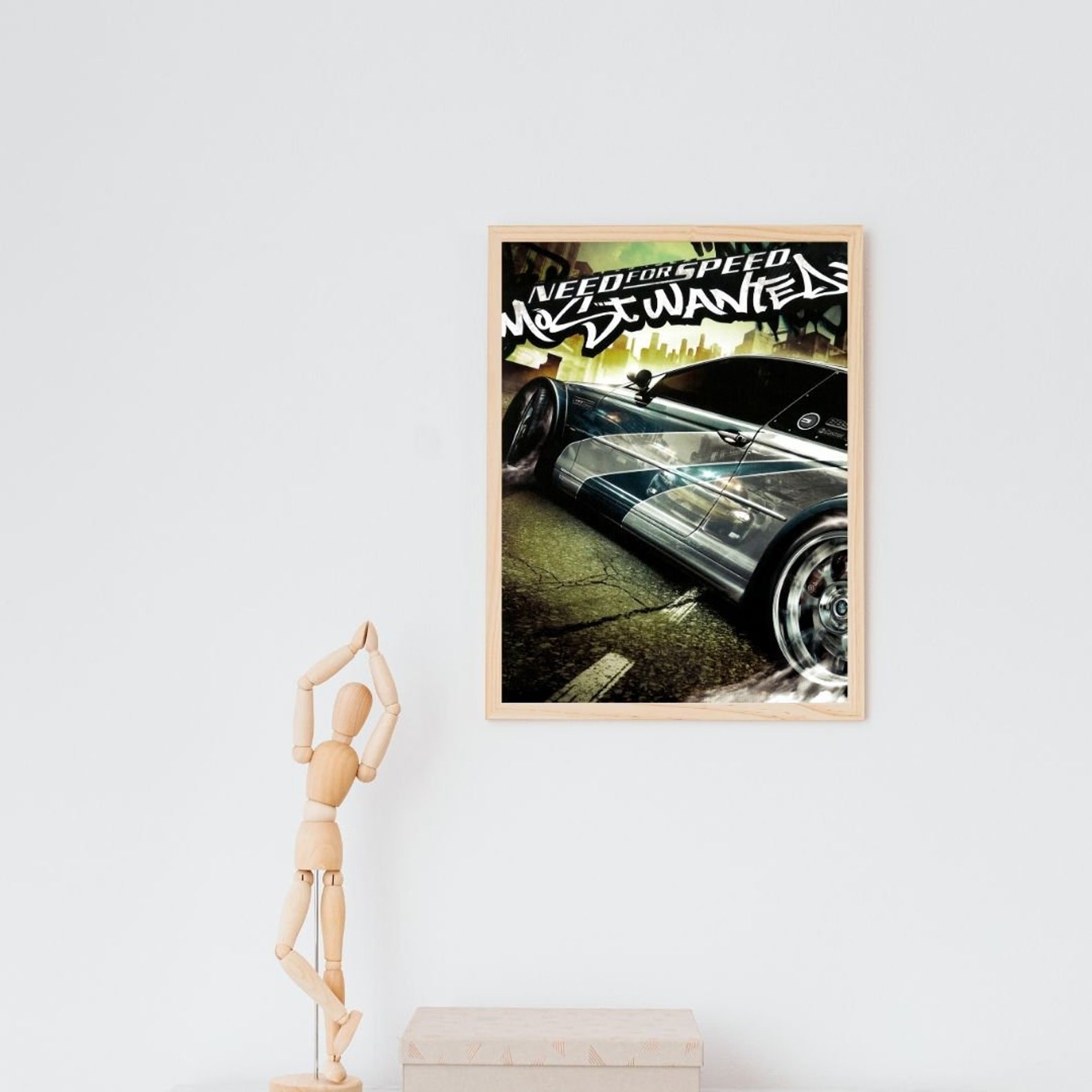 Need for Speed Most Wanted 2005 Box Art UPSCALED, NFS Most Wanted Cover ...