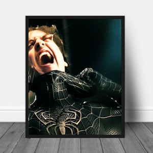 Spider-Man 3 UPSCALED, Spider-Man Art, Spider-Man 3, Spider-Man Gift, Spider-Man Art, Spider-Man Decor, Spider-Man Print