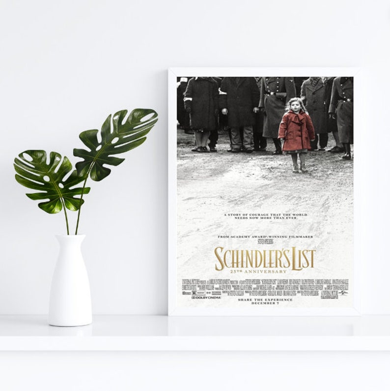 Schindler's List UPSCALED, Schindler's List Poster Art, Schindler's ...