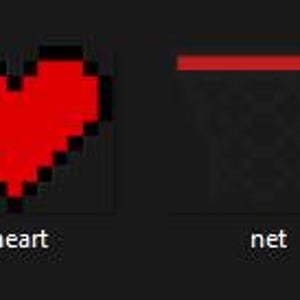 以下が含まれることがあります： バスケットボール、ハート、バスケットボールのネット、そして「Abg」というテキストと「PressStart2P-Regular」というテキストが書かれたファイルのピクセル化された画像です。