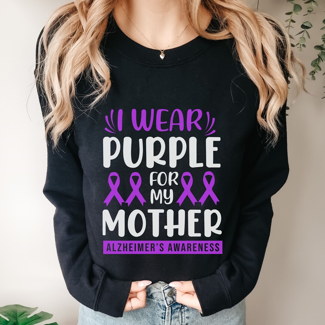 Alzheimers Gifts Alzheimer's Awareness Sweatshirt Etsy
