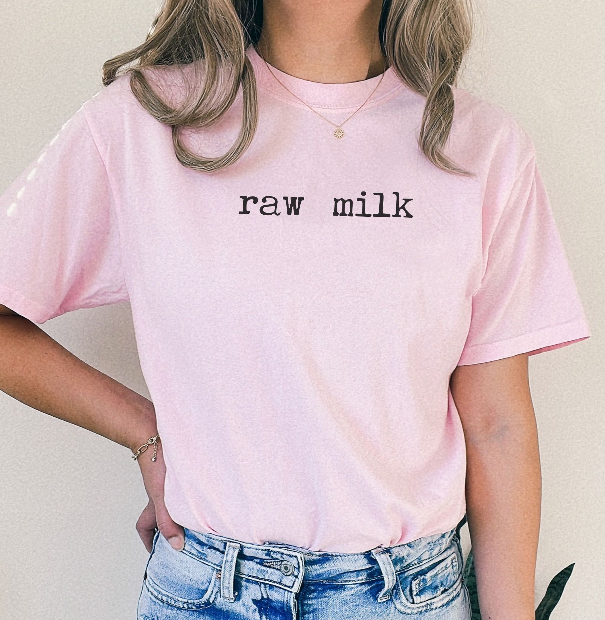 Raw Milk Shirt Crunchy Living Holistic Health Comfort - Etsy
