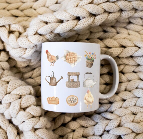 Cottage Core Mug Slow Living Mug Homesteading Mug Homemaking Mug Homemaker Mug Gift for Her Mom Mug Homestead Coffee Mug