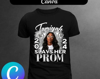 Editable Prom Shirt Template: Group & Family Design (Digital Download)