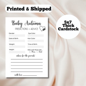 Gedrukte + verzonden babyshowerspellen, voorspellingen en advies, aangepaste spellen, moderne minimalistische activiteiten, babyshower