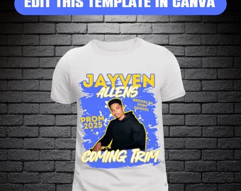 Prom Send Off Shirt Template: Family & Group Shirts (Digital File)