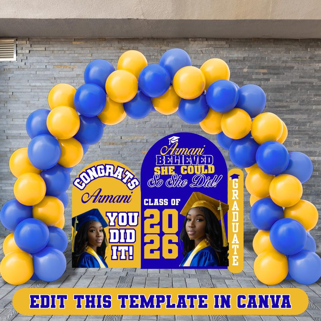 Custom Graduation Decor, Graduation Party Arch, Graduation Party Design ...