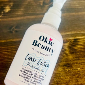 Best Body Lotion Ever | Luxy Lotion | Incredibly Silky | vitamins, minerals, antioxidants, omega fatty acids | great gift | soft skin cream image 2