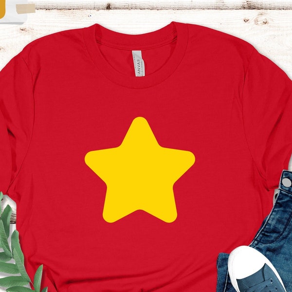 Star Tee Shirt, Cartoon Star Tee,  Big Star T Shirt, Chaos Star Shirt Women, Men's Star T-Shirt