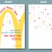 Mcdonalds Birthday Invitation TEMPLATE (digital) - Etsy