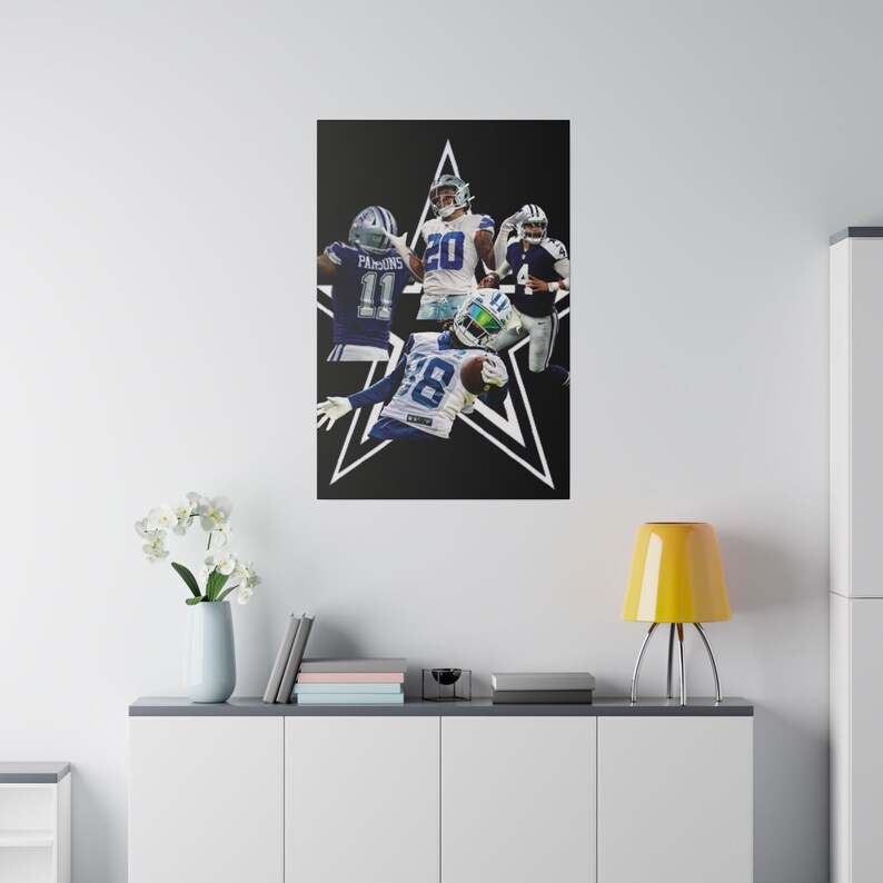 Dallas Cowboys Wall Art Canvas Poster - Etsy