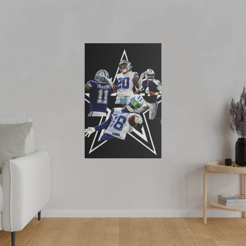 Dallas Cowboys Wall Art Canvas Poster - Etsy
