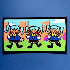 Statiskt Hatsune Miku Vocaloid Matt Mini-tryck