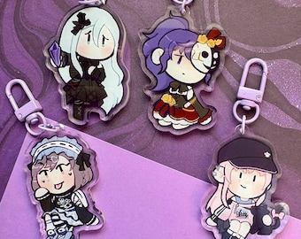 Project Sekai Nightcord at 25:00 Acrylic Keychains - Kanade Yoisaki, Mafuyu Asahina, Ena Shinonome, Mizuki Akiyama