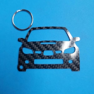 Carbon Fiber Subaru WRX STi Keychain: Bug Eye Inspired Lanyard