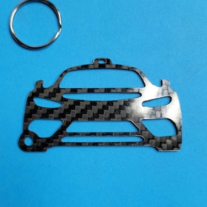 Carbon Fiber for Mercedes AMG One (2022-Present) Inspired Keychain Lanyard  front view Glossy Twill gift